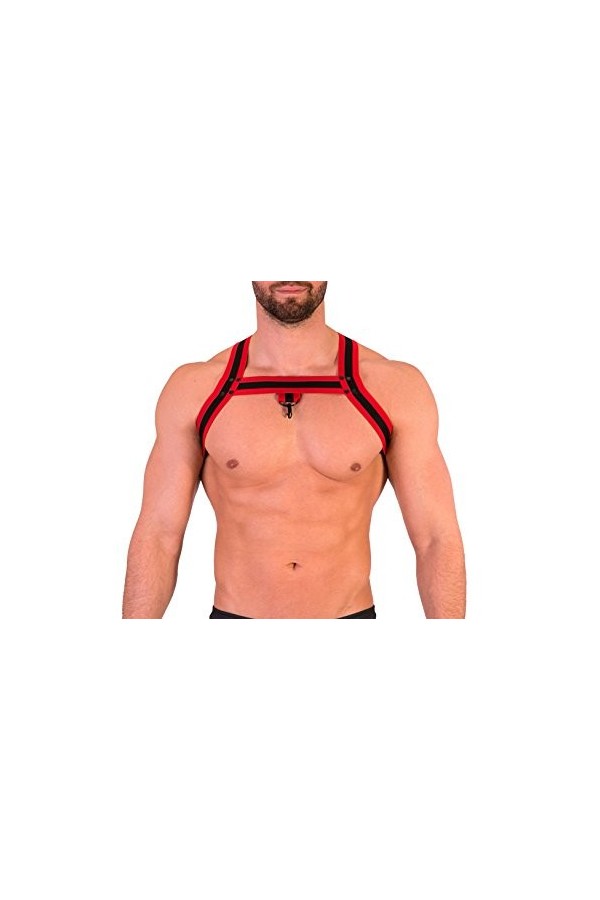Harness JORDE Rouge/Noir - Barcode