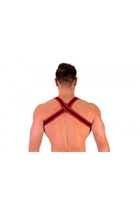 Harness JORDE Rouge/Noir - Barcode