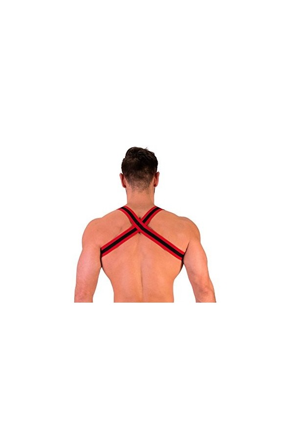 Harness JORDE Rouge/Noir - Barcode