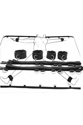 SATIJA B-D-S-M Jouets pour Couples Accessoires pour Poignets et Chevilles pour Femmes