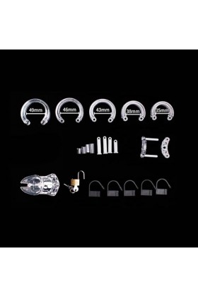 MYNML Cage de Protection Transparente pour Hommes Dispositif de Verrouillage des appareils de Gymnastique Matériel de Bureau 