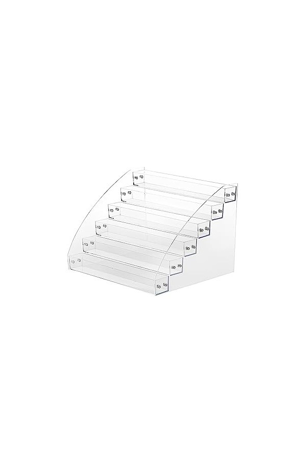 WUUISDNX Présentoir multicouche acrylique Transparent léger en plastique lisse support de rangement épaissir grille conceptio