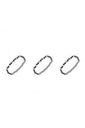 lmoikesz 3 Ensemble de Cosmétiques plateau 430 acier inoxydable collier Bracelet bijoux plaque organisateur métal placage déc