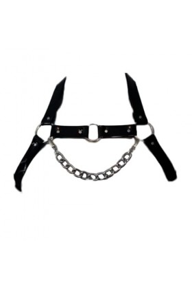 HSQSMWJ Homme Harnais de Poitrine Bandage Ceinture Faux Cuir Gay Color:Black,Size:One Size 