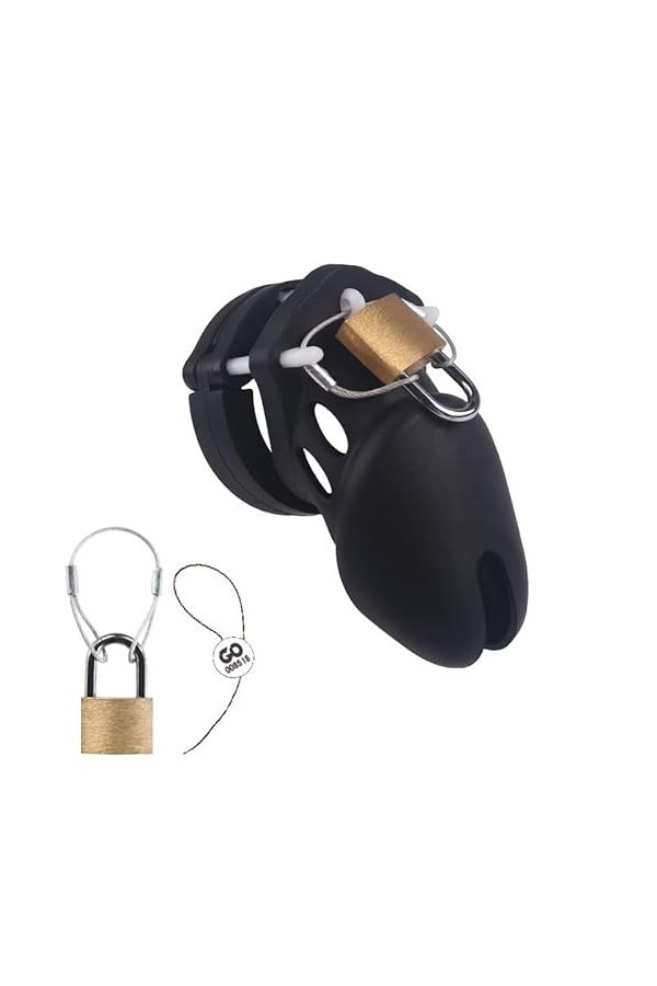 MYNML Slip Invisible Noir Power Cage Hommes Dispositif de Protection Confort 5 Tailles ❀494