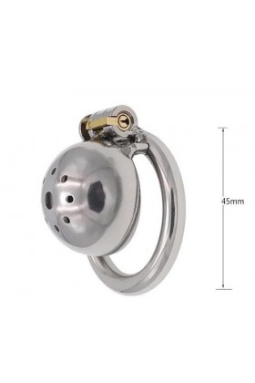 SEX-GONGZHU Designed for Men Premium Lock All Day Wear Cage Fixe en Acier Inoxydable Anneau de 45mm -E21