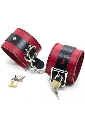 WJE Bracelet de confort ajustable en cuir artificiel pour adulte avec boucle en métal 