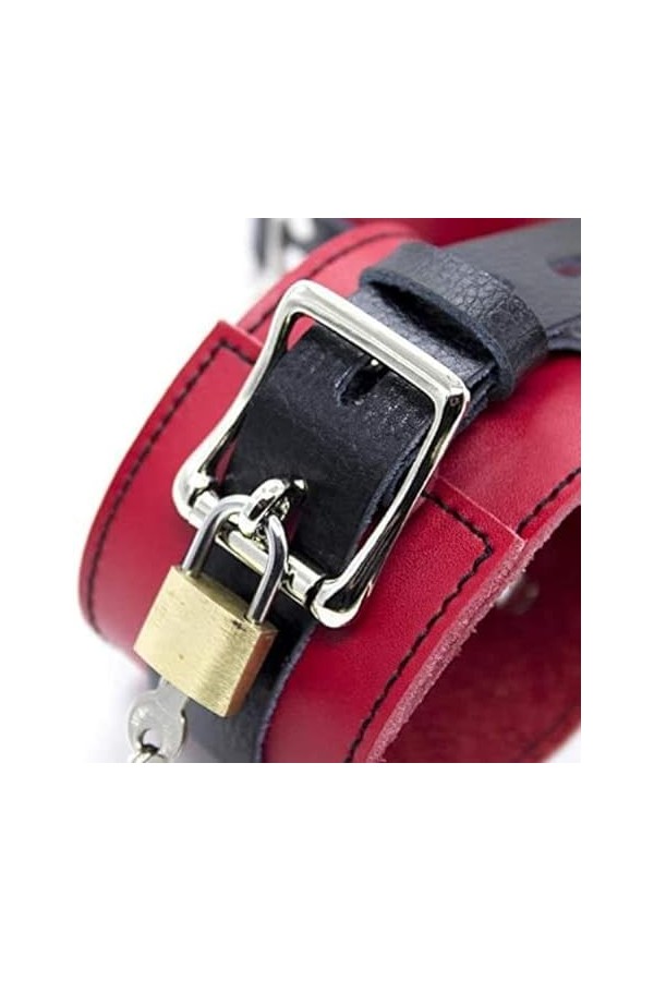 WJE Bracelet de confort ajustable en cuir artificiel pour adulte avec boucle en métal 