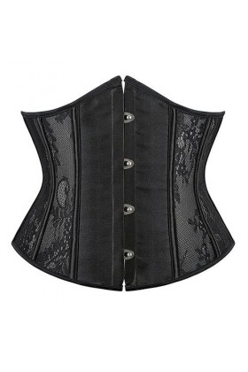 Corset sexy gothique sous la poitrine et respirant à la taille, forme de corset, sous-vêtements avec ceinture, grande taille,