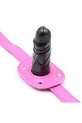 10cm Godemichet Bouche Gode Gag Accessoires de Jouet de Cosplay Gôdềmichét Reålîstee pour Femme Grõs God Gồdes avec VentòuSe 