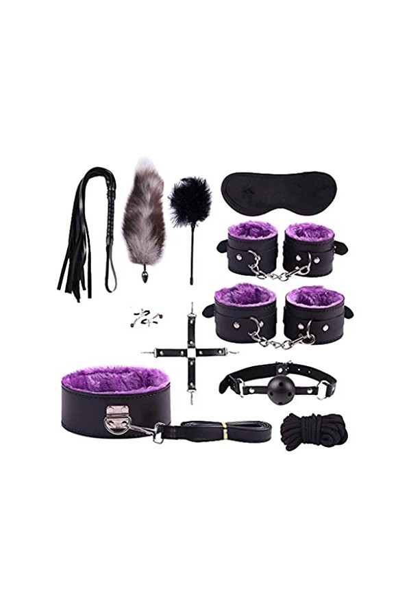 Exercice Kit Mẹnottes Šex Ạdulte Petits Plaisir Homme Animalerie Sêxês Tapis Sangle Sèxtôyse Couple Hêtero Fouet Coffrets toy