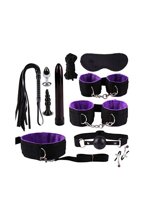 Hêtero Fouet ouet Objet Šêxuelle Privée Jeux Mẹnottes Šex Ạdulte Harnais Sangle Accessoires Kit Plaisir Jeux De Sangles Pliab