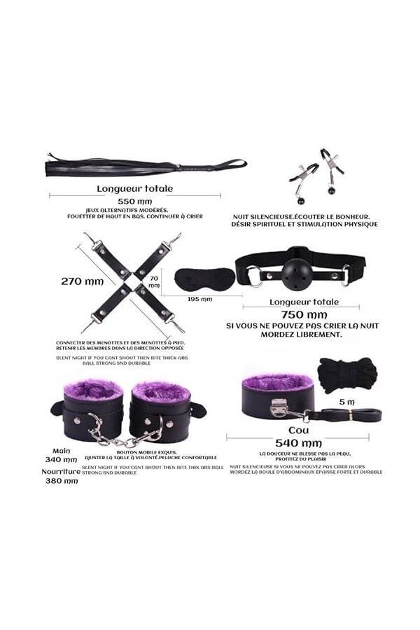 Accessoires Jeux Jouet Objet Šêxuelle Fouet Déguisement Harnais Sêxês Tapis Coffrets toys Femme Couple Sèxtôyse Sangle Sacs M
