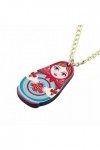 NELLN Collier acrylique mode russe poupée collier pendentif collier Choke Holiday Jewelry cadeau pour femme