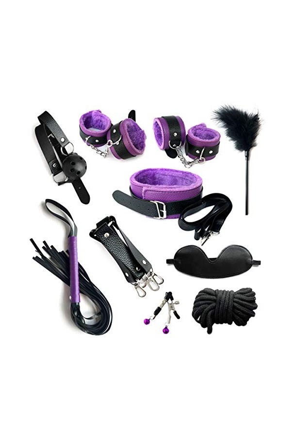 M?nottes ??x ?dulte Kit Plaisir Chien Toy Couple Fémmé Jouet pour Colliers Sex Toýs Femme Chiots Laisse Massage relaxation G