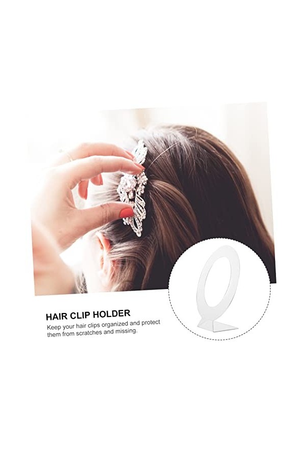 FRCOLOR 3 Pièces Présentoir En Épingle À Cheveux Organisateur De Stockage De Bijoux Supports En Acrylique Pour LAffichage Su