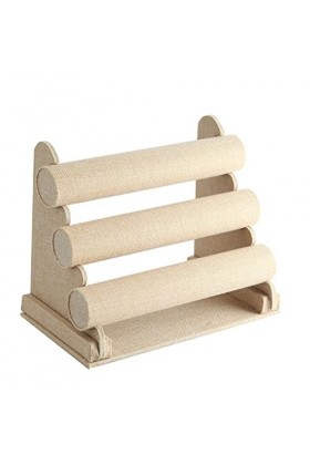 FIOERDTUIE Bijoux présentoir bague organisateur vitrine support boucles doreilles support grand espace décoration plateau ac