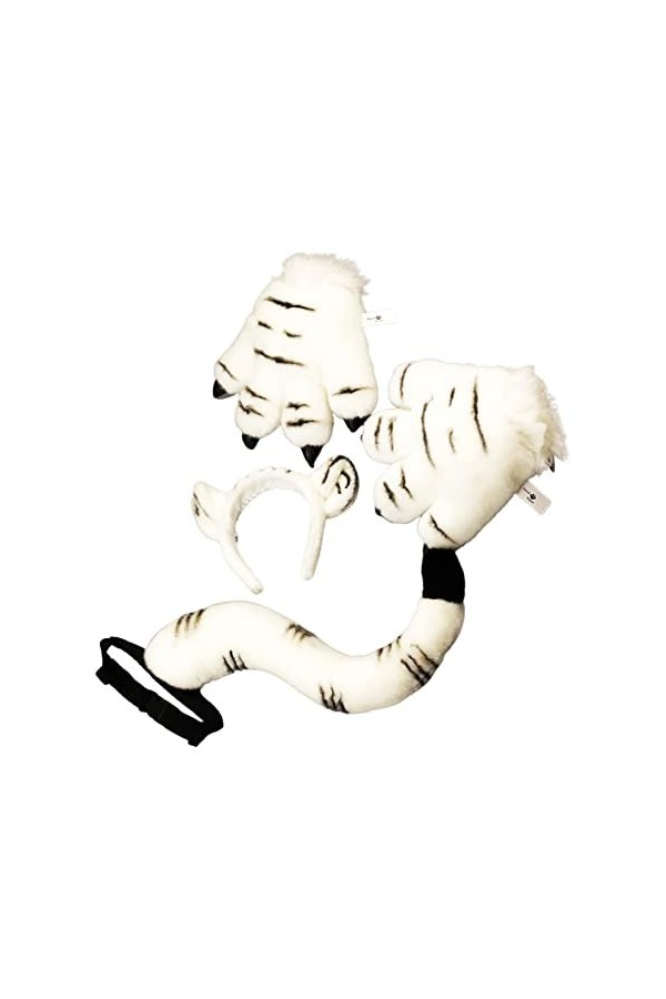 Amagogo Ensemble de Queue danimal Costume Déguisement Décor Fêtes sur Le thème des Animaux Cadeau Cosplay pour Halloween Mas