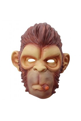 RxK314 Couvre-chef animal en latex pour singes