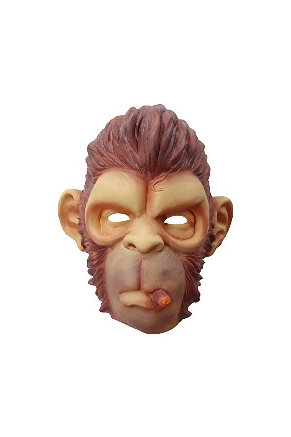 RxK314 Couvre-chef animal en latex pour singes