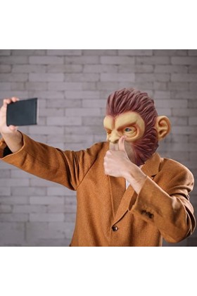 RxK314 Couvre-chef animal en latex pour singes