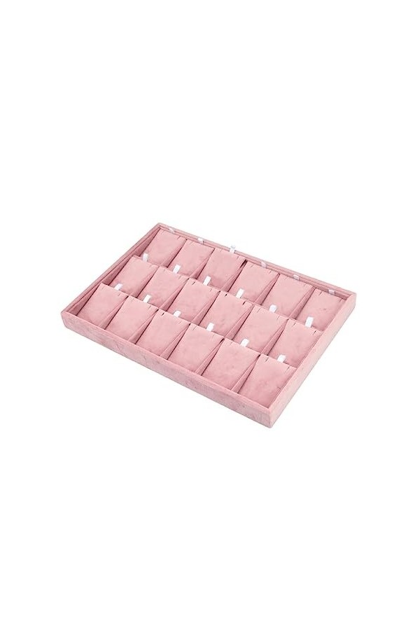 rongweiwang Bijoux présentoir velours collier Bracelet tour de cou support boucle doreille stockage organisateur mise en pag