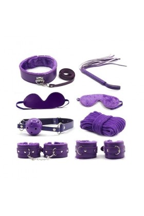 Ensemble Set Lit Toy Femme Sports de Mode Design Corps Vêtements Kit Fourrure Collier Yoga Retenue Sexy Menottes Šex Adulte P