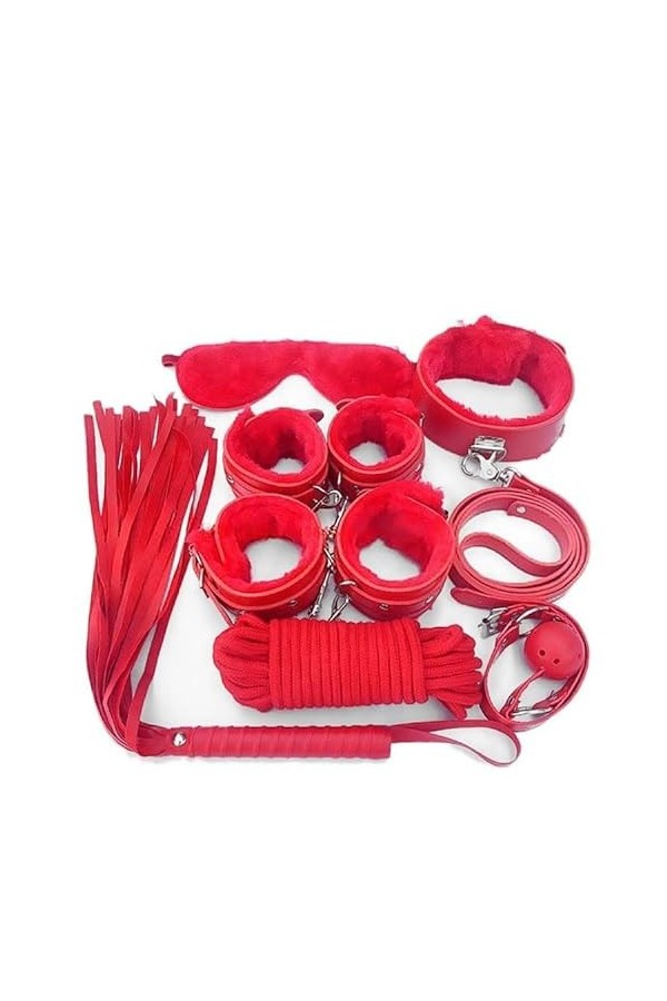 Jouet Vêtements Collier Yoga Sports Fourrure Toy 12Pices-Set Menottes Šex Adulte Corps Mode Sexy Femme Bdsm Retenue Kit Desig