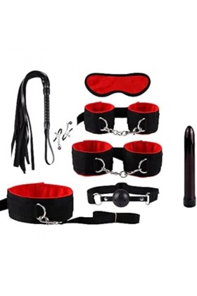 BDDE -Masseur Jouets Jouet Vêtements Collier Yoga Sports Fourrure Toy 12Pices-Set Menottes Šex Adulte Corps Mode Sexy Femme B