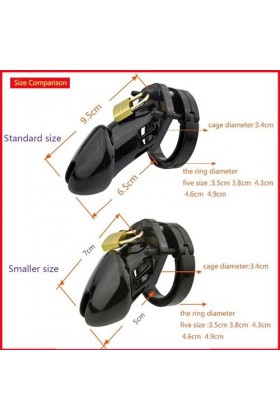 MelBiz Cage de sécurité Portable pour Homme au Design Attrayant（Long Version）