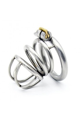 MYNML avec cathéter rétention métallique Dispositif de Verrouillage Cage Dispositif pour Exercice Hommes 45mm ❀674