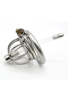 MYNML avec cathéter Dispositif de Fixation métallique Cage de Verrouillage pour Protection Sportive Homme 45mm ❀673