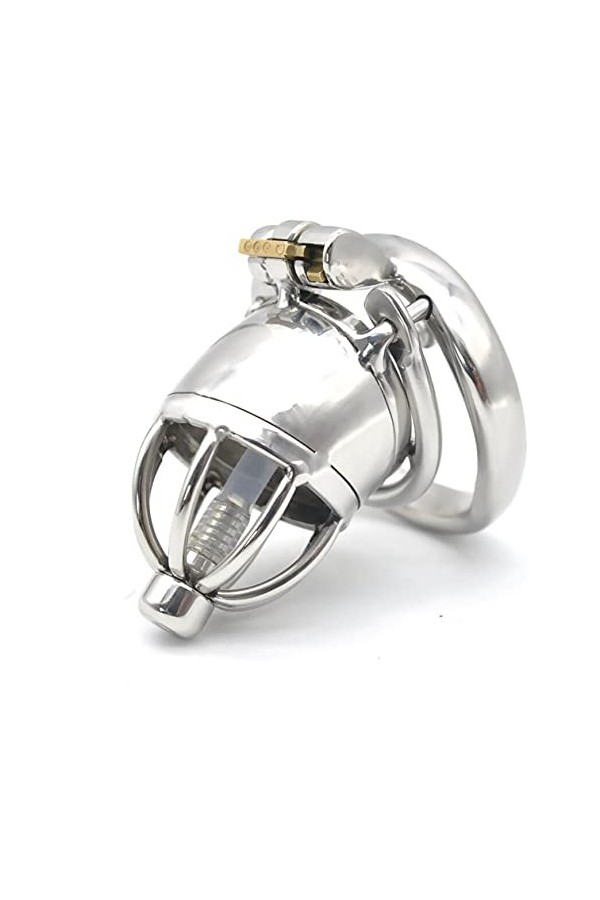 MYNML Cage de Verrouillage en métal pour Hommes avec Dispositif de cathéter Protection Sportive ❀662 45mm 