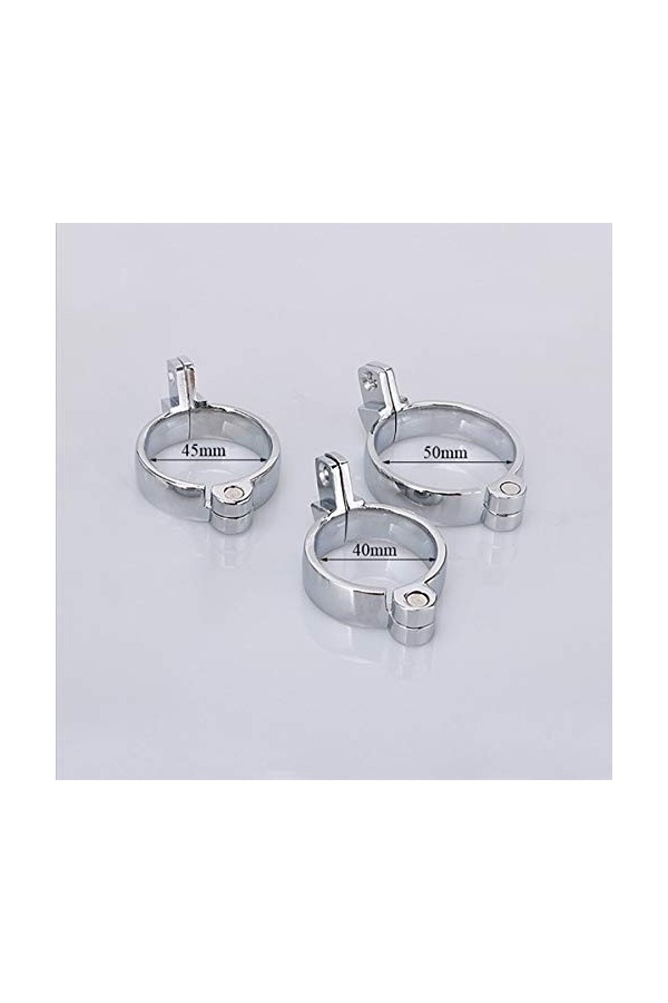 SEX-GONGZHU Cage Anti-relâchement Suspendue Cage à Oiseaux Fixe en Acier Inoxydable Ceinture Fixe pour Hommes 45mm -E71 40m