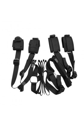 Accessoires Sexuelle Adulte Sm Porte de levage noire en nylon balançoire jouet portable réglable balançoire fouet ZX03 kit sm