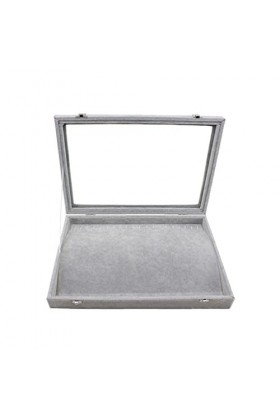 BOKIOESDE Bracelet collier présentoir anti-poussière pendentif tour de cou organisateur mode porte-bijoux plateaux pour maiso