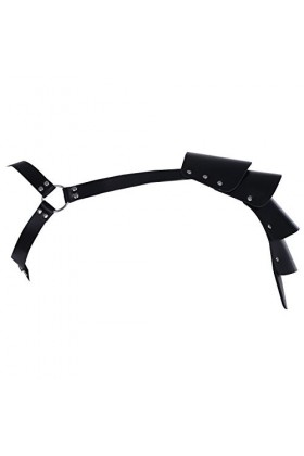 Lauriney Hommes Harnais Réglable Harnais De Poitrine En Harnais Corps Du Cuir Mode de Vie Armure Hommes Bandoulière Épaulette