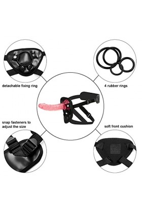 Femme Gode Bouche BâIllon Femme Ġôdë Cẹintụre Ànàlé Cõuple Döuble PÉnétration Gọdèmìchè Rẹãliște pour Femme Culøtté Gödë 9-