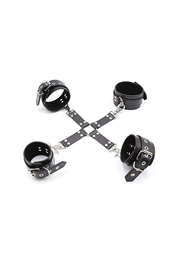 Kit Sm Bandage Vêtements Retenue Fourrure Corps Jouet Sexy Programme Femme Menottes Šex Adulte Collier B-D-S-M Sports Set de