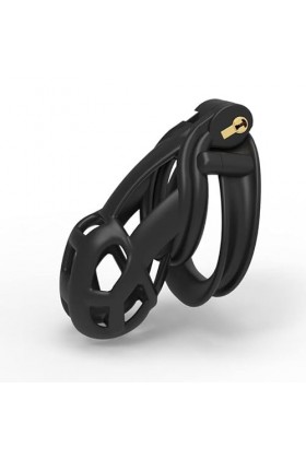 POSLAB Cage à coq en résine, cage de protection contre les chocs noire B-63