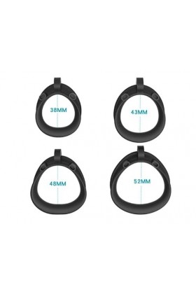 POSLAB Cage à coq en résine, cage de protection contre les chocs noire B-63