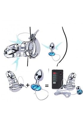 ZYGMIR Ensemble de fixateurs orthopédiques pour Hommes en Acier Inoxydable, Cage de Verrouillage élaborée diamètre intérieur