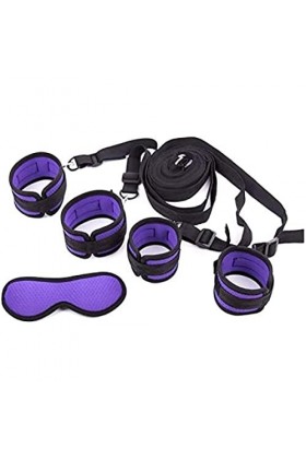 WJE Costume de Jeu de rôle détachable en Acier Inoxydable BSDM, Exercice de Cheval à Une Ligne Noir et Rouge 