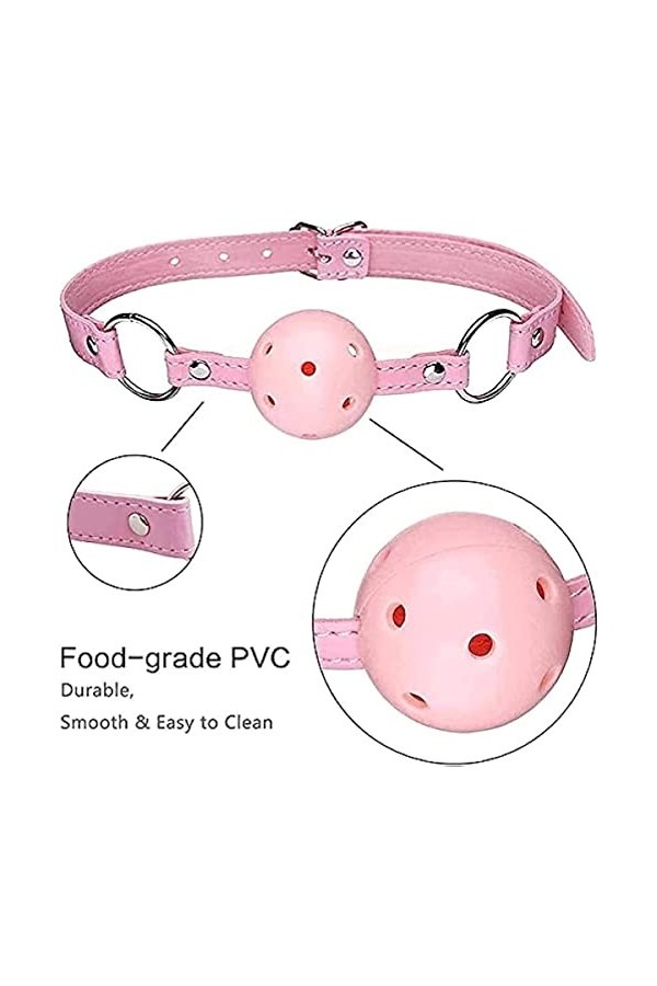 WJE Kit de Bandage BDSM Mobilier de Lit Durable et Réglable Ensemble de 10 Pièces Noir et Rouge 