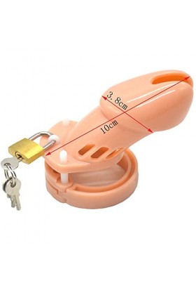 Cage en plastique marron longue équipement de soins de santé à la protection des sports masculins cage lock-188