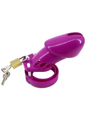 Violet long dispositif plastique cage équipement de soins de santé à la protection des sports masculins cage lock-186