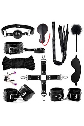 VCOOTS Surprise Party Mystery Gift Dress Up Set - Costume Noir 12 pièces - 46