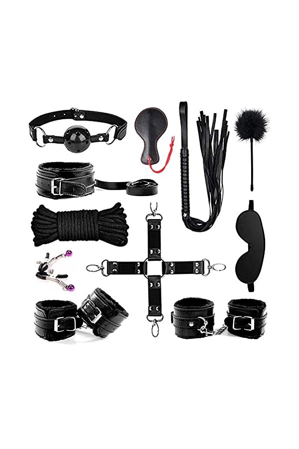 VCOOTS Surprise Party Mystery Gift Dress Up Set - Costume Noir 12 pièces - 46