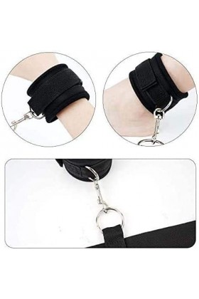 KUMEIER Sangles de lit et bâtons de plumes, bandeaux pour les yeux