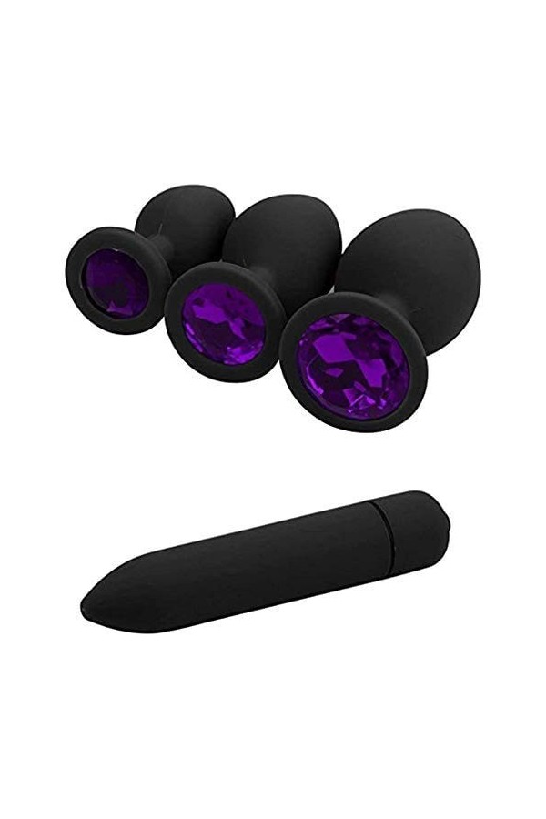 ZILZAL Prise de Massage Portable 4 Pièces/Ensemble Pour Fémmés Débutantes, Jouets Amusants Pour Hömmées Couples Jeu Masseur F